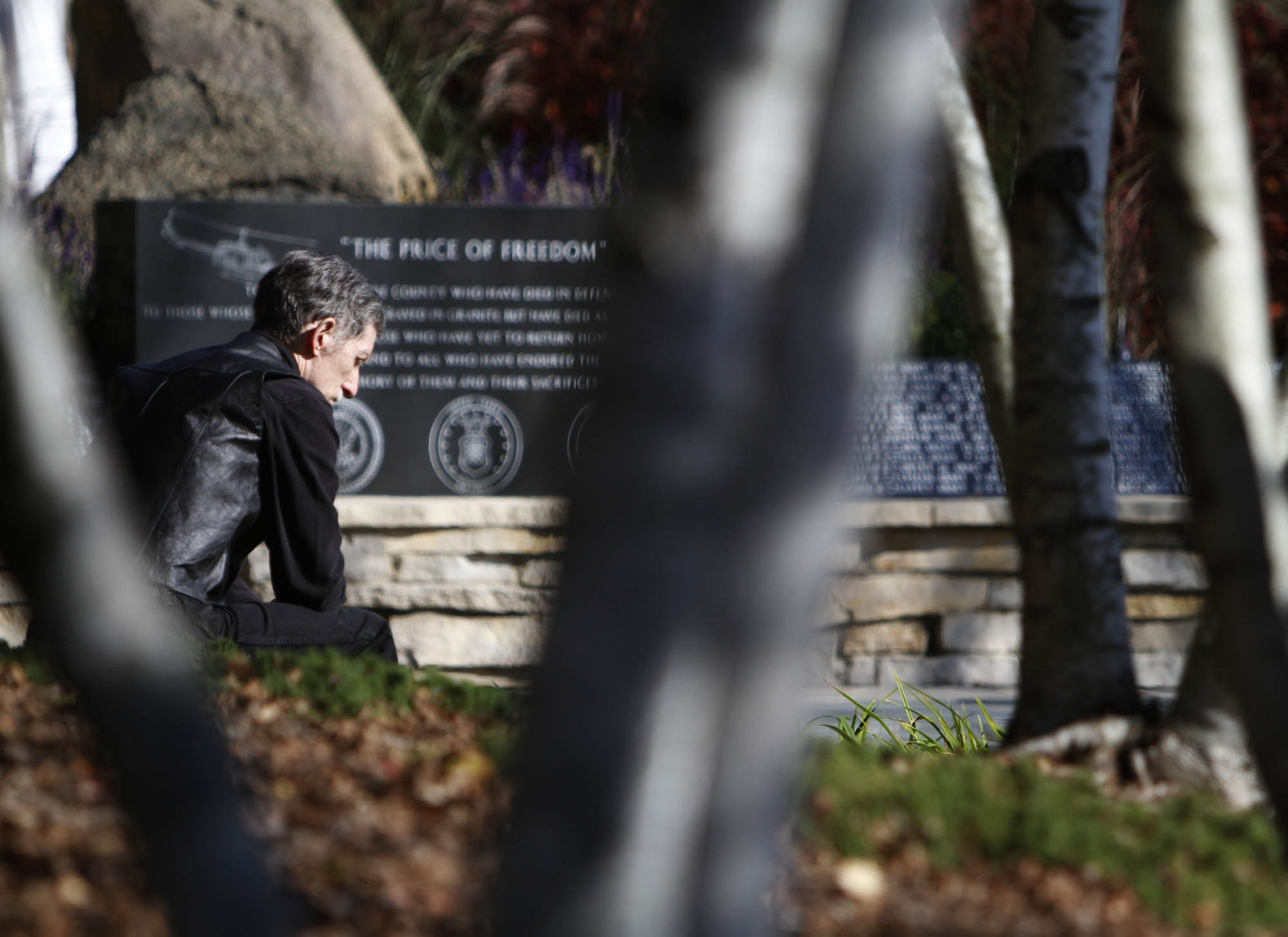 Veterans honored during service at park
